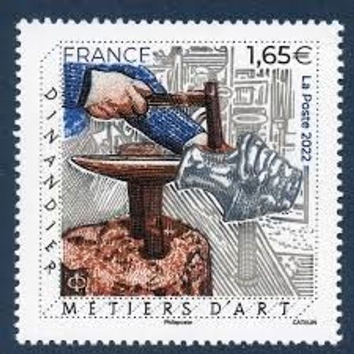 Les Métiers D'art : Dinandier Année 2022 N° 5624 Yvert Et Tellier Luxe