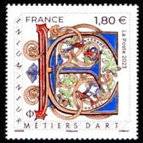 Les Métiers D'art : Enlumineur Année 2023 N° 5711 Yvert Et Tellier Luxe
