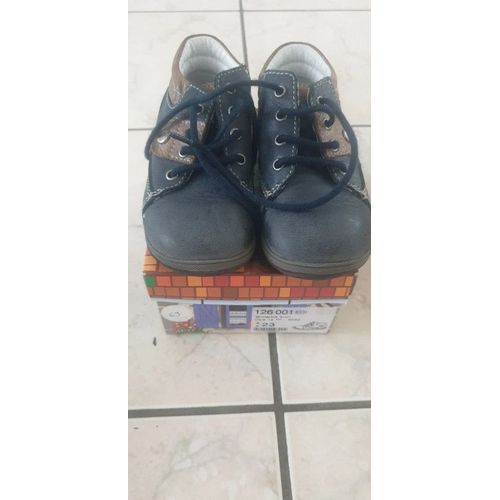 Chaussures Bellamy Bébé Taille 23 Cuir Avec Boîte Bon État