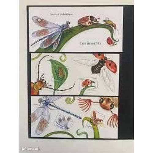 Série Nature De France (31) Faune : Insectes De Nos Jardins Blocs Souvenir N° 134 Et 134a Année 2017 N° 5147 5148 5149 5150 Yvert Et Tellier Luxe