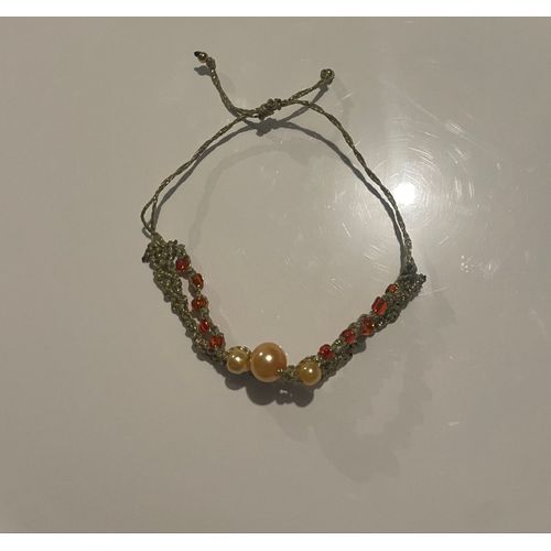 Bracelet Micro-Macramé Gold