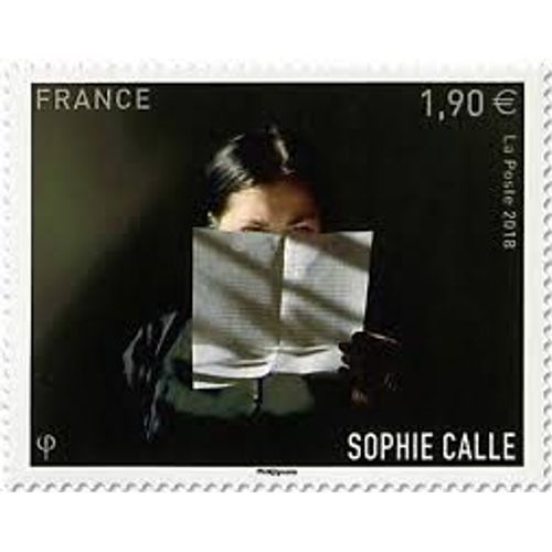 Art : Oeuvre De Sophie Calle Plasticienne Année 2018 N° 5272 Yvert Et Tellier Luxe