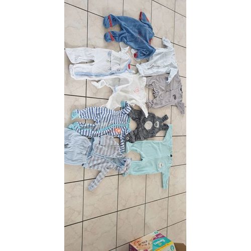 Lot 9 Pyjamas Bébé 6 Mois