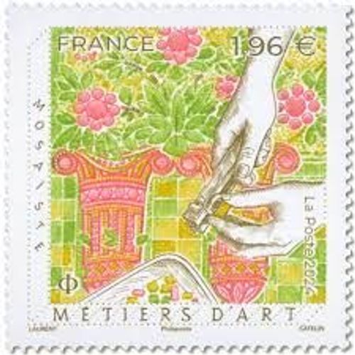 Les Métiers D'art : Mosaïste Année 2024 N° 5742 Yvert Et Tellier Luxe
