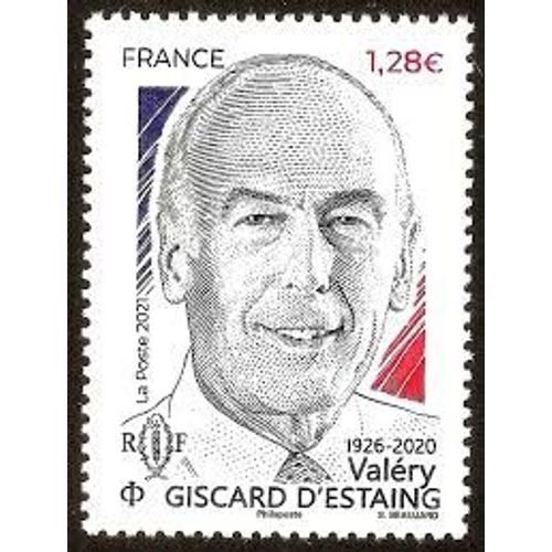 Valéry Giscard D'estaing Année 2021 N° 5543 Yvert Et Tellier Luxe