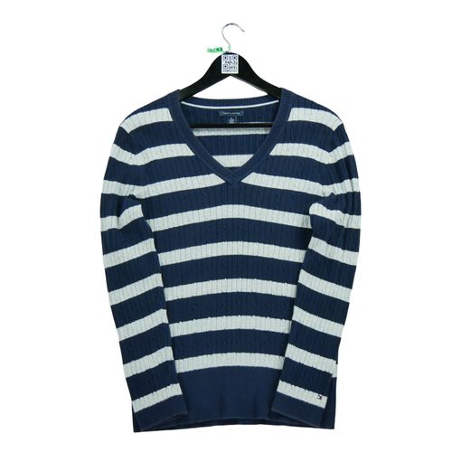 Reconditionné - Pull Femme En Maille Torsadée - Taille Xl - Femme - Gris