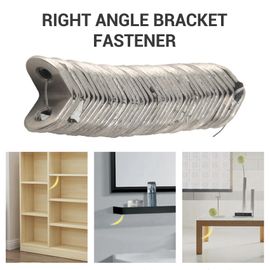 SKIR'CO Lot De 20 Fixation Pour Etagere, Supports D'Etagère