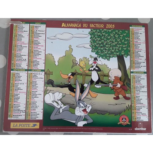 Almanach Du Facteur Année 2003 - Looney Tunes
