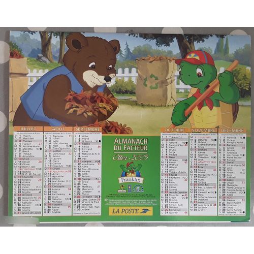 Almanach Du Facteur Année 2005 - Franklin