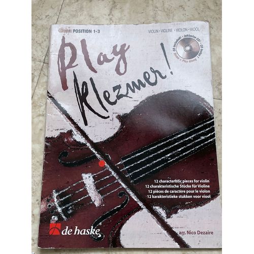 Play Klezmer !12pièces De Caractère Pour Violon 