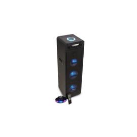 INOVALLEY KA113XXL - Enceinte lumineuse Bluetooth 400W - Fonction Karaoké -  2 Haut-parleurs - Boule kaléidoscope LED - Port USB