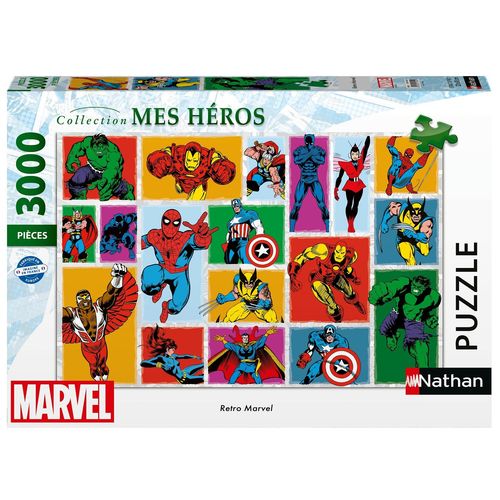 Puzzle Retro Marvel 3000 Pcs