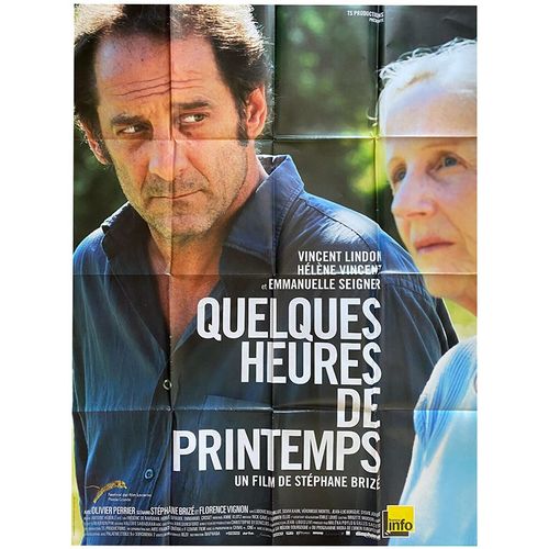 Quelques Heures De Printemps - Véritable Affiche De Cinéma Pliée - Format 120x160 Cm - De Stéphane Brizé Avec Vincent Lindon, Hélène Vincent, Emmanuelle Seigner, Olivier Perrier - 2012