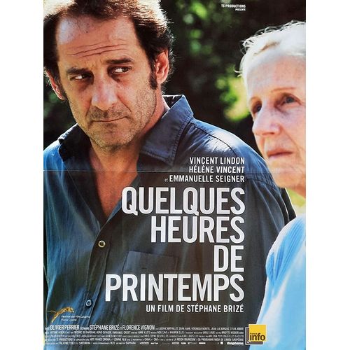 Quelques Heures De Printemps - Véritable Affiche De Cinéma Pliée - Format 40x60 Cm - De Stéphane Brizé Avec Vincent Lindon, Hélène Vincent, Emmanuelle Seigner, Olivier Perrier - 2012