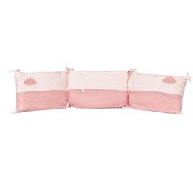 Sauthon Baby Déco - Tour De Lit Rose Lily Poudrée 120x60 Cm