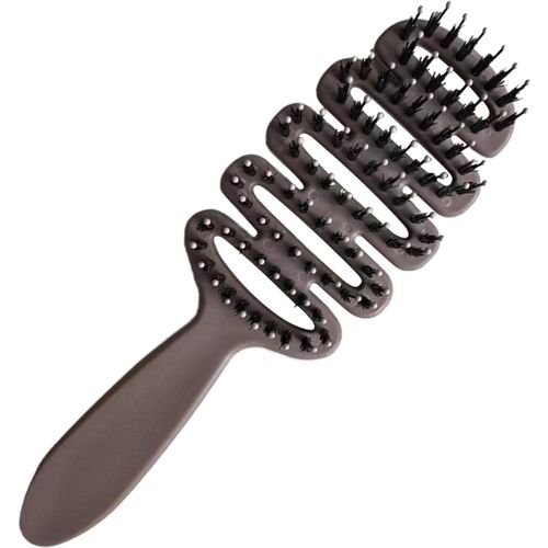 Brosse À Cheveux En Poils De Porc-Brosse Démêlante Pour Cheveux Épais-Brosse À Cheveux Pour Homme-Peigne De Massage En Poils De Porc-Peigne De Massage Pour Cheveux Secs Ou Humides 