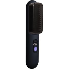 Brosse À Lisser Portable,Lisseur À Peigne Chaud-Brosse Lissante Portable,Peigne Chaud | Le Peigne Chaud Retient L'Humidité Réduit Les Frisottis,Les Brosses À Air Chaud,Cadeau Pour La