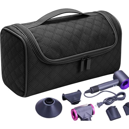 Sac Pour Sèche-Cheveux,Sac De Voyage Pour Sèche-Cheveux,Sac De Fer À Friser,Étui De Voyage Pour Sèche-Cheveux Avec Crochet | Étui Pour Sèche-Cheveux,Sacs De Protection Portables Pour Cheveux,Trous