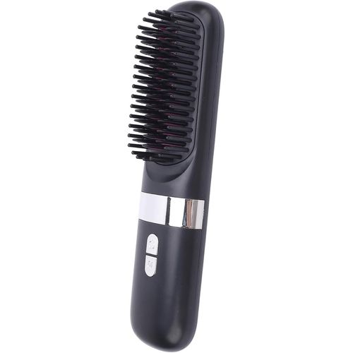 2 Po Hair Saiderener Pinceau Pour Femmes Brosse De Curleur À Cheveux 6 Température Sans Fil Usb Batterie Rechargeable 2000Mah Hair Curler Brush Hair Lisse Pour Voyager À La