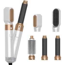 Brosse Soufflante 5 En 1 ¿ Styler Multifonction Professionnel,Fer À Boucler Automatique & Lisseur,Brosse Chauffante Pour Volume,Boucles & Lissage