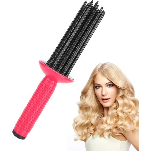 Brosse Coiffante À Air Chaud-Fer À Friser Avec Prise Confortable Et Humanisée-Accessoires De Coiffure Pour La Maison,Les Performances Sur Scène,Les Voyages,Les Rendez-Vous,Les