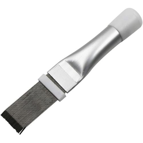 Stainless Steel Fin Comb Condenser Comb Air Conditioner Blade Radiator Fin Cleaner Repair Tool Accessories(Silver) Motors