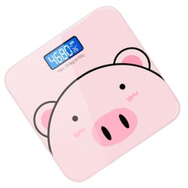 Pèse-Personnes,Pèse-Personne Numérique | Balance De Salle De Bain Intelligente Balance De Poids Précise-Balance Corporelle Automatique De Dessin Animé,Chargeur Usb,Pour Hommes