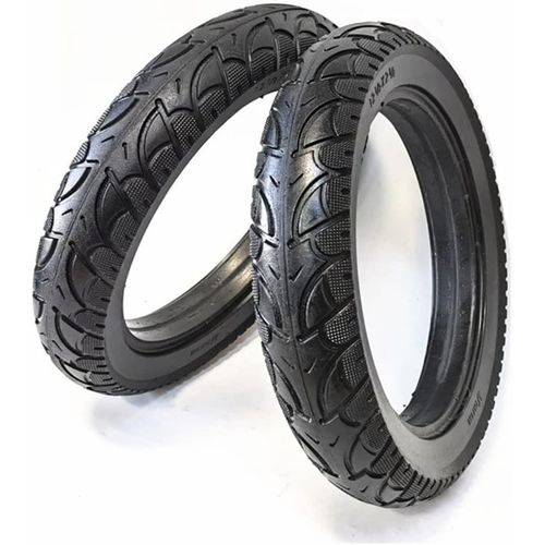 2pcs 12.5x2.50 12 Pouces Pneu Solide 12 1/2x2 1/4(57-203) Roue De Remplacement Pour Vélo Électrique Scooter