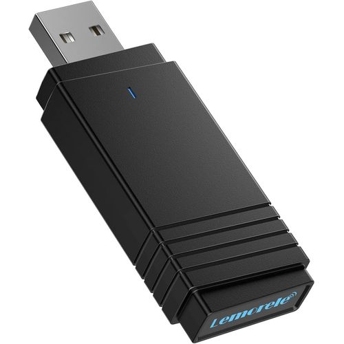 Clé Wifi Bluetooth 5.0 Puissante 1200Mbps Usb 3.0 Carte Wifi 802.11Ac Adaptateur Wifi Usb Double Bande 2.4Ghz/300Mbps 5.8Ghz/867Mbps 5Dbi Antenne Compatible Avec Windows,Mac Os,Linux