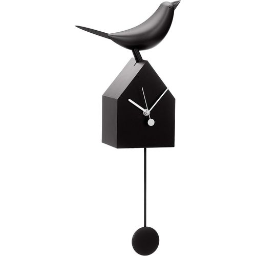 Décoration Murale Et Étagère Moderne Du Milieu Du Siècle Pour Les Amateurs D'oiseaux,Métal Et Plastique,Noir,10,5x21,5x4,25 Cm