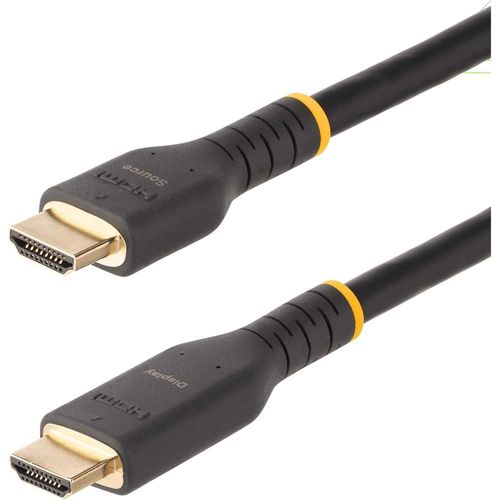 Startech.Com Câble Hdmi Actif De 10M Avec Ethernet-Hdmi 2.0 4K 60Hz Uhd-Cordon Hdmi Robuste Avec Fibre Aramide-Câble Hdmi Haute Vitesse Durable,Câble Hdmi 2.0 Gros Calibre(Rh2A-10M-Hdmi-Cable)