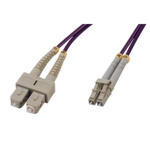 MCL Samar - Câble réseau - LC multi-mode (M) pour LC multi-mode (M) - 1 m - fibre optique - 50 / 125 microns - OM4 - sans halogène