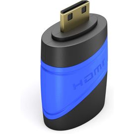 ¿ Adaptateur Mini Hdmi Compatible Avec(Hdmi 1.4/2.0/2.0A,Femelle > Mini Fiche,Haut Débit Avec Ethernet)