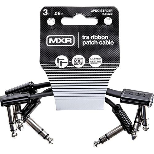 Mxr 3pdcistr03r - Patch Slim Jack Trs 7cm, Pack De 3