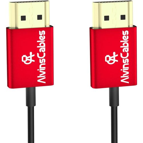 8K Ultra-Mince Câble Hdmi 48Gbps High-Speed Hdmi-2.1 Câble Pour Atomos Ninja-V 4K-60P 6K-Record,Z-Cam,Pour Canon-C70,Pour Sony A7S3|A9|A74 30Cm|12Inches