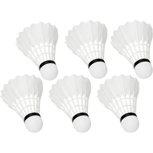 Lot De 8 Volants De Badminton, Fabriqués En Plumes D'oie, Non Plastique