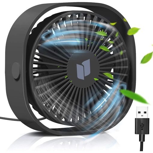 Ventilateur USB, Mini Ventilateur, Ventilateur Silencieux, Portable...