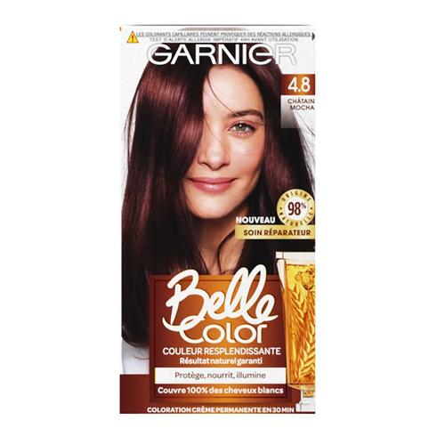 Coloration Cheveux Garnier Belle Color Chatain Moca 4.8 