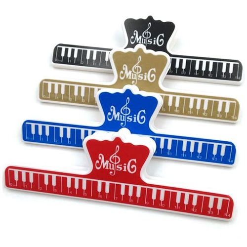 4 Pièces Séries Livre De Musique Note Papier Règle Feuille De Musique Ressort Clip Support Pour Piano Guitare Violon Alto Violoncelle Performance