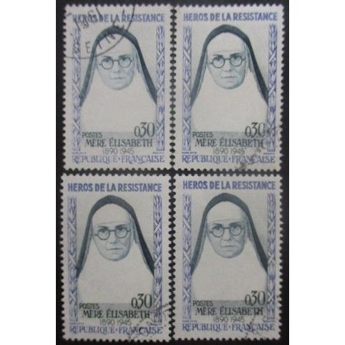 France N°1290 X 4 Oblitéré