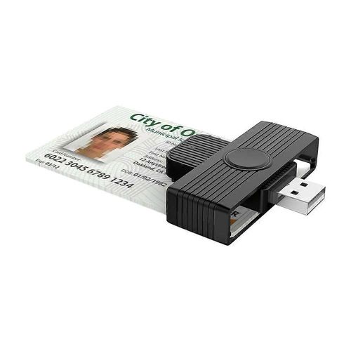 Rocketek CR318 Lecteur de carte à puce USB 2.0 / SIM / ID / CAC