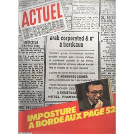 Bradé : Actuel Magazine N° 8 , De Mai 1980