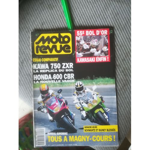 Moto Revue 3007 De 1991 Honda Cbr600,Kawasaki Zxr750,Bol D'or,