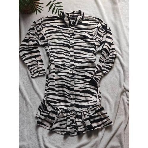 Robe Zara Imprimé Animal Taille S