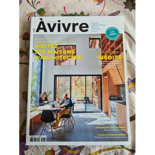 À Vivre, Revue D'architecture, Nnuméro 96 Juillet Août 2017