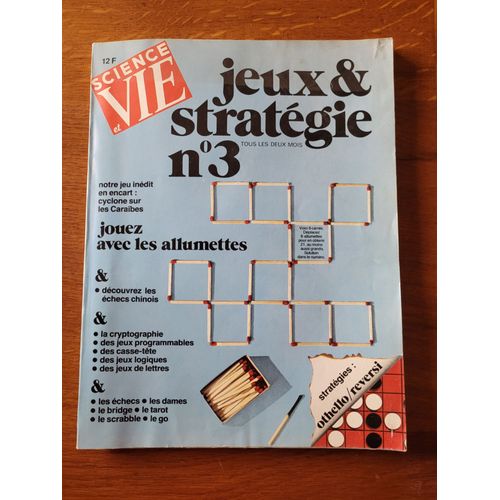 Jeux Et Stratégie N°3 1980, Avec Le Jeu.
