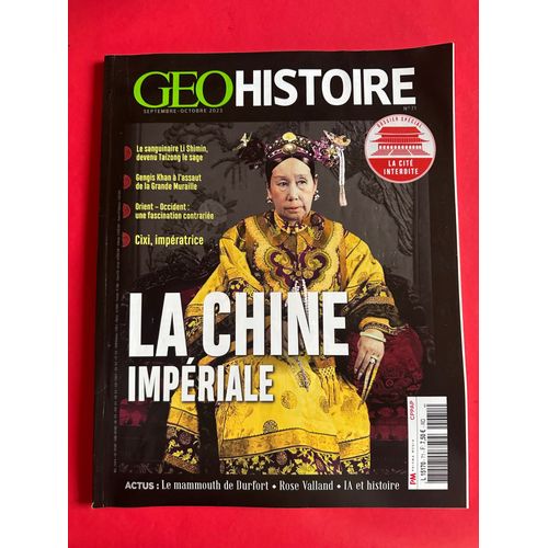 Géohistoire 71 - La Chine Impériale