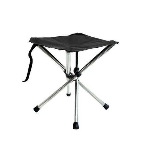 Tabouret En Acier Inoxydable Portable Rétractable En Plein Air Camping Chaise Pliante De Pêche Sur La Plage, Spec : S