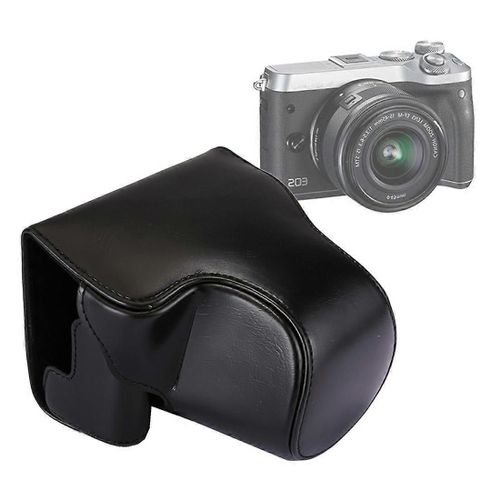 Sac en cuir PU pour appareil photo complet avec sangle pour Canon EOS M6