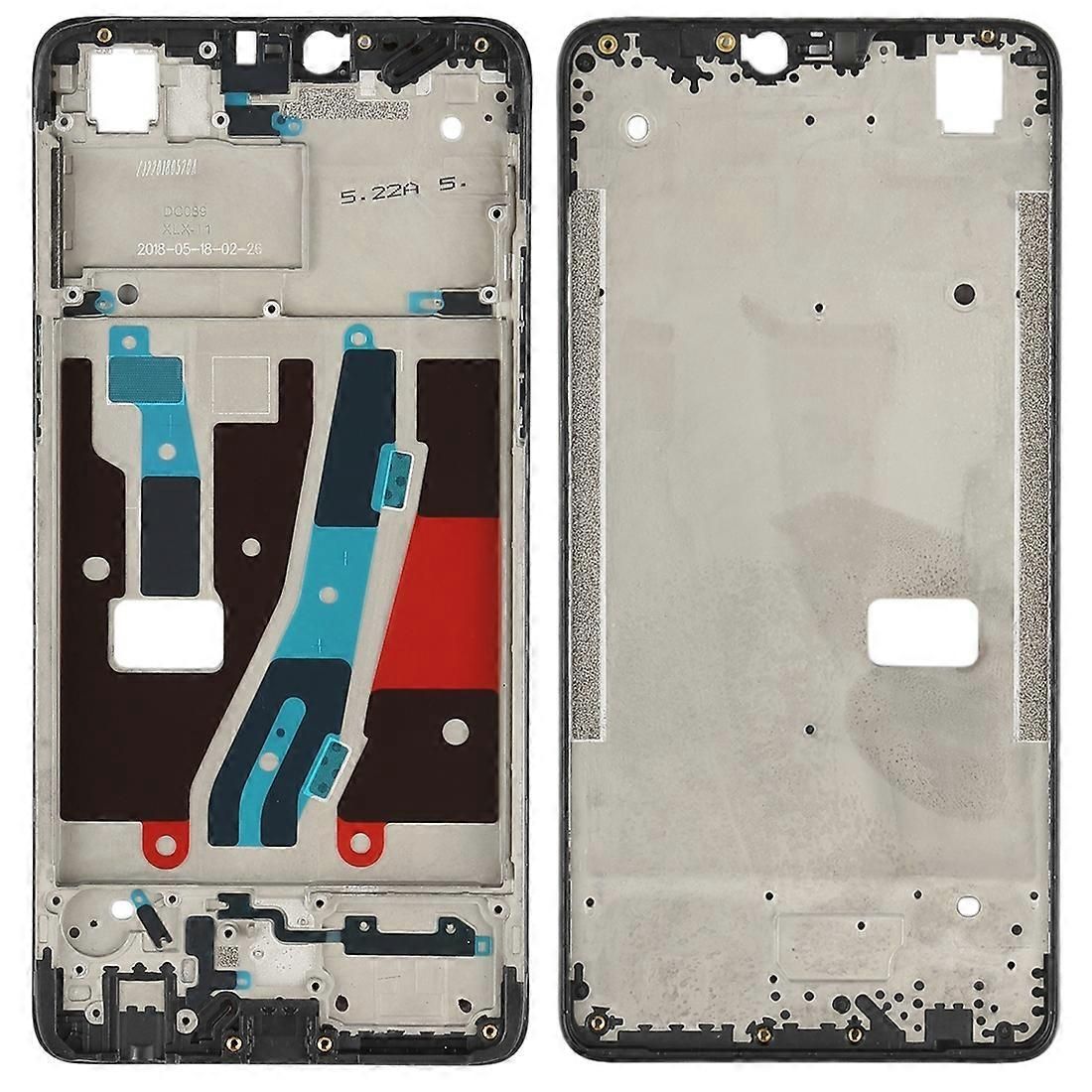 Pour Oppo A3 / F7 Boîtier Avant Lcd Cadre Cadre Plaque (Noir)
